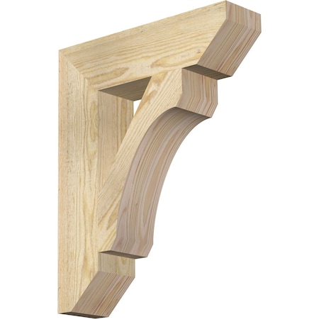 Ekena Millwork Legacy Slat Rough Sawn Bracket, Douglas Fir, 4"W x 16"D x 20"H BKT04X16X20LEC06RDF